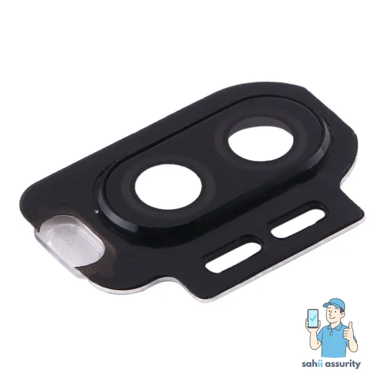 Camera Lens Glass with Frame for OnePlus 6T A6013 Grey thumbnail